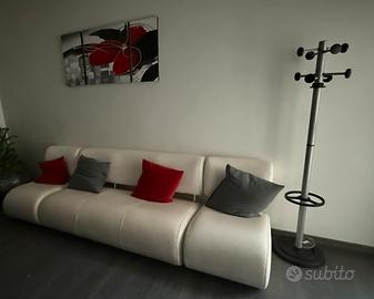 Divani ecopelle bianca 3 posti oppure 1 posto