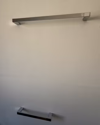 Porta asciugamani in accaio inox