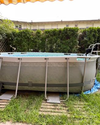 Piscina giardino 4,27 m. x  2,50 m. - 1 m. H