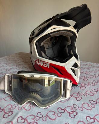 Casco Cross Raven Aspire MX