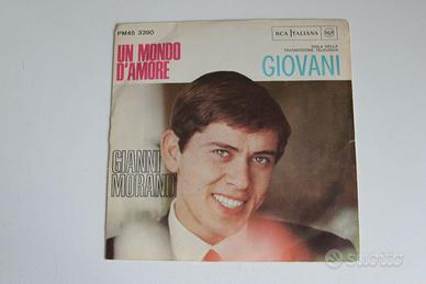 Gianni Morandi - Un Mondo D'Amore Vinyl, 7" 45 RPM