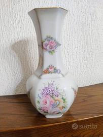 Vaso porcellana dipinto a mano stile Limo