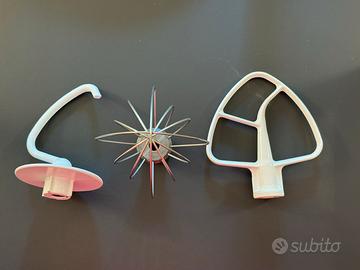 Tris kitchenaid frusta + foglia + gancio