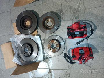 set pinze anteriori e dischi originali 500 abarth
