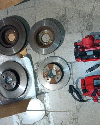 set pinze anteriori e dischi originali 500 abarth
