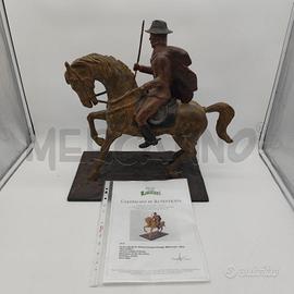 SCULTURA BUTTERO GIOVAN FRANCESCO GONZAGA IN BRONZ