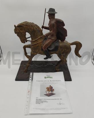 SCULTURA BUTTERO GIOVAN FRANCESCO GONZAGA IN BRONZ