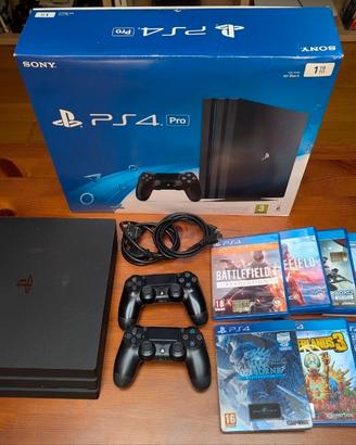 PS4 Pro 2TB + 2 Controller + Giochi
