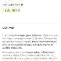 Lampada LED coltivazione