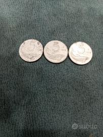 monete da collezione 5 lire