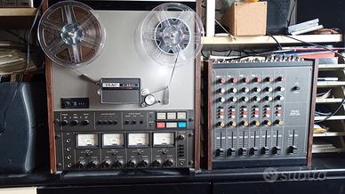 Registratore professionale Teac A- 2440 + mixer