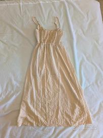 Vestito lungo Stradivarius taglia S donna beige