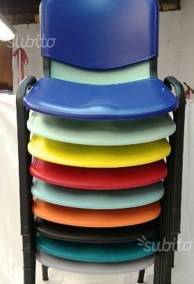 Sedia da Ufficio PVC PLASTICA Fissa da Conferenza