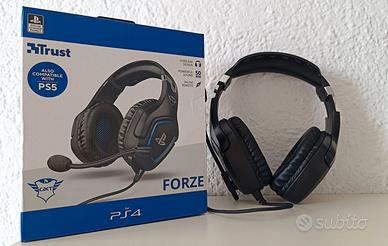 Cuffie gaming PS4 e PS5 Trust GXT 488 + Gioco - Console e