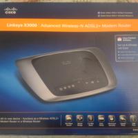 MODEM ROUTER CISCO LINKSYS X3000