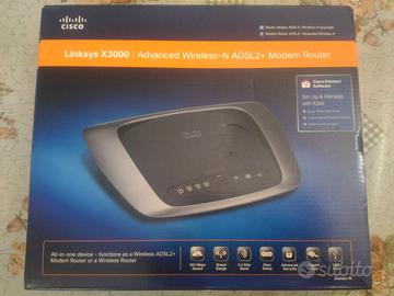 MODEM ROUTER CISCO LINKSYS X3000