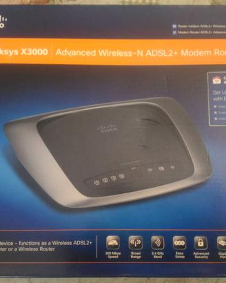 MODEM ROUTER CISCO LINKSYS X3000