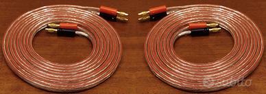 Cavi potenza diffusori casse 2x3,5mt