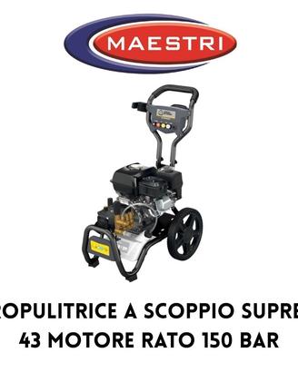 Idropulitrice a Scoppio Supreme 43 Motore Rato 150