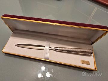 Tagliacarte acciaio-argento