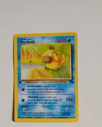 CARTA POKEMON FOSSIL 1°ED.-PSYDUCK