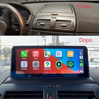 CAR TABLET ANDROID AUTO CARPLAY PER BMW X3 E83