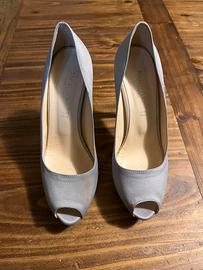 Scarpe con tacco 12 cm grigio