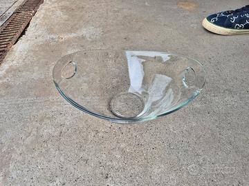 ciotola nuova in vetro con manici 