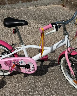 Bici bambina decathlon 16 con rotelle
