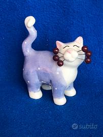 Gattino in ceramica da collezione