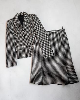 Completo giacca con gonna pura lana Taglia M 