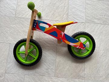 Bici senza pedali in legno / balance bike