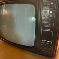 Grundig tv vintage 1978 colore rosso