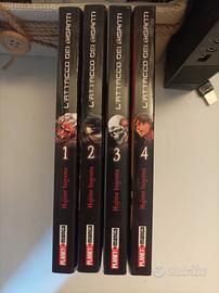 4 Volumi Manga Attack On Titan.
