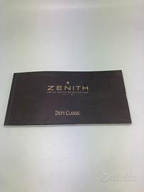 Libretto Zenith Defy Classic con garanzia