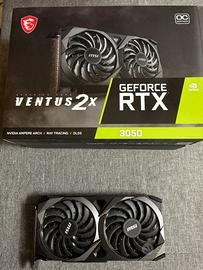 Scheda video MSI RTX 3050 8GB Ventus 2X OC