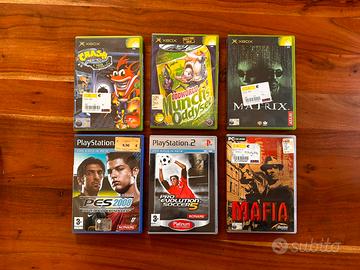 Videogiochi vintage PS2, Xbox e PC