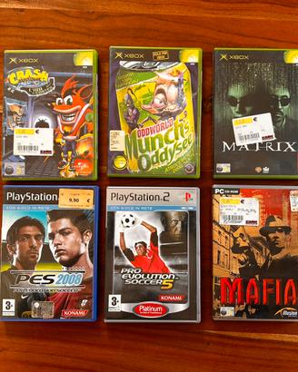 Videogiochi vintage PS2, Xbox e PC