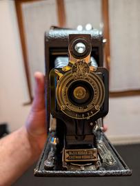 macchina fotografica a soffietto vintage Kodak 