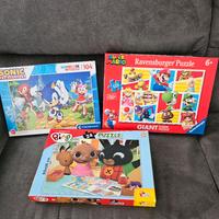 Puzzle Bing+Super Mario+Sonic 