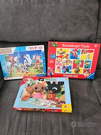 Puzzle Bing+Super Mario+Sonic 