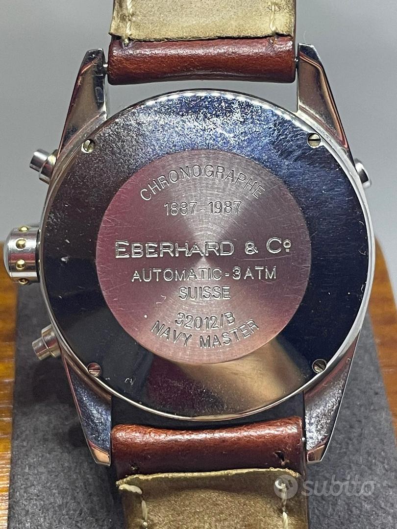 Eberhard Navy Master Ref 32012/b con documenti Abbigliamento e