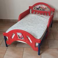 Lettino Cars con materasso