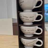 Set 4 tazze colazione con manico(Sia Home Fashion)