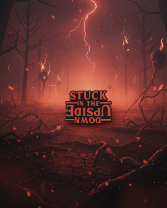 Stuck in the Upside Down - Stranger Things Spilla