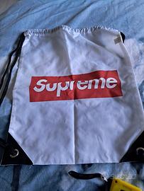 bambino sacca zaino supreme negozio scarpe felpa 