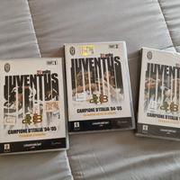 N.3 DVD da collezione della Juventus, intitolati 