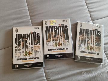 N.3 DVD da collezione della Juventus, intitolati 