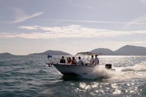 Motoscafo open 7,4 M senza motore