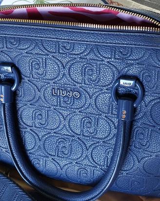 Borsa Bauletto blu Liu Jo